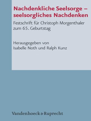 cover image of Nachdenkliche Seelsorge--seelsorgliches Nachdenken